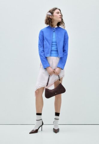 100% kožená motorkářská bunda