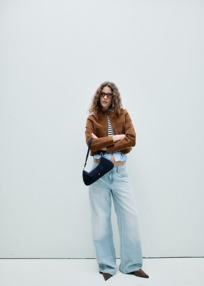 100% kožená motorkářská bunda