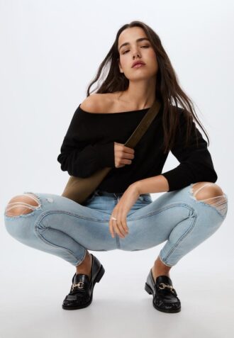 1420 Skinny džíny s nízkým pasem