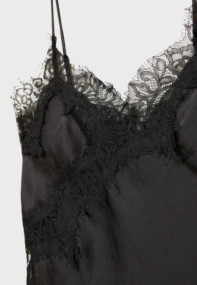 Asymetrické krajkové tílko Top