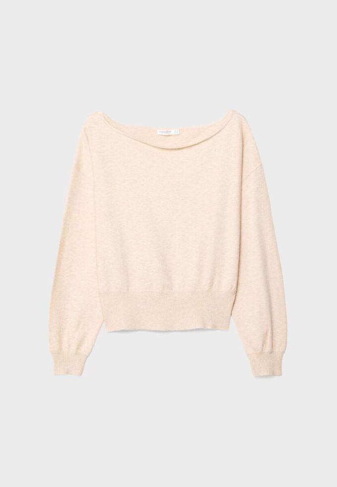 Asymetrický pletený svetr Asymetrický pletený svetr