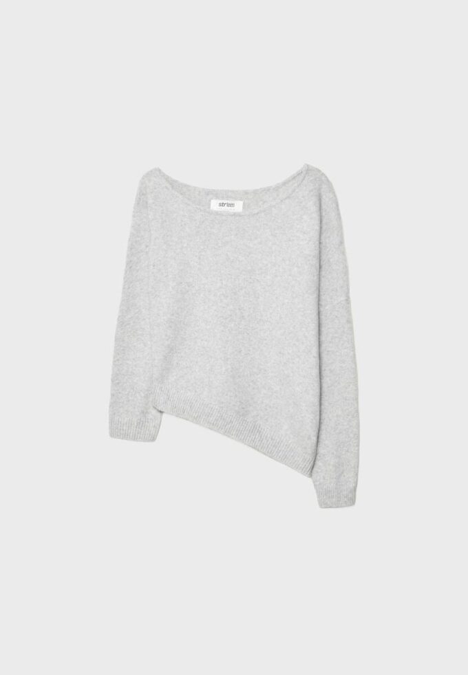 Asymetrický pletený svetr Asymetrický pletený svetr