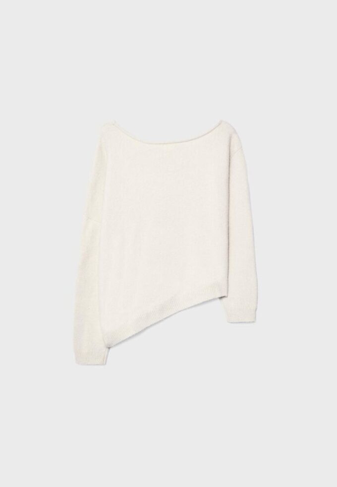 Asymetrický pletený svetr Asymetrický pletený svetr