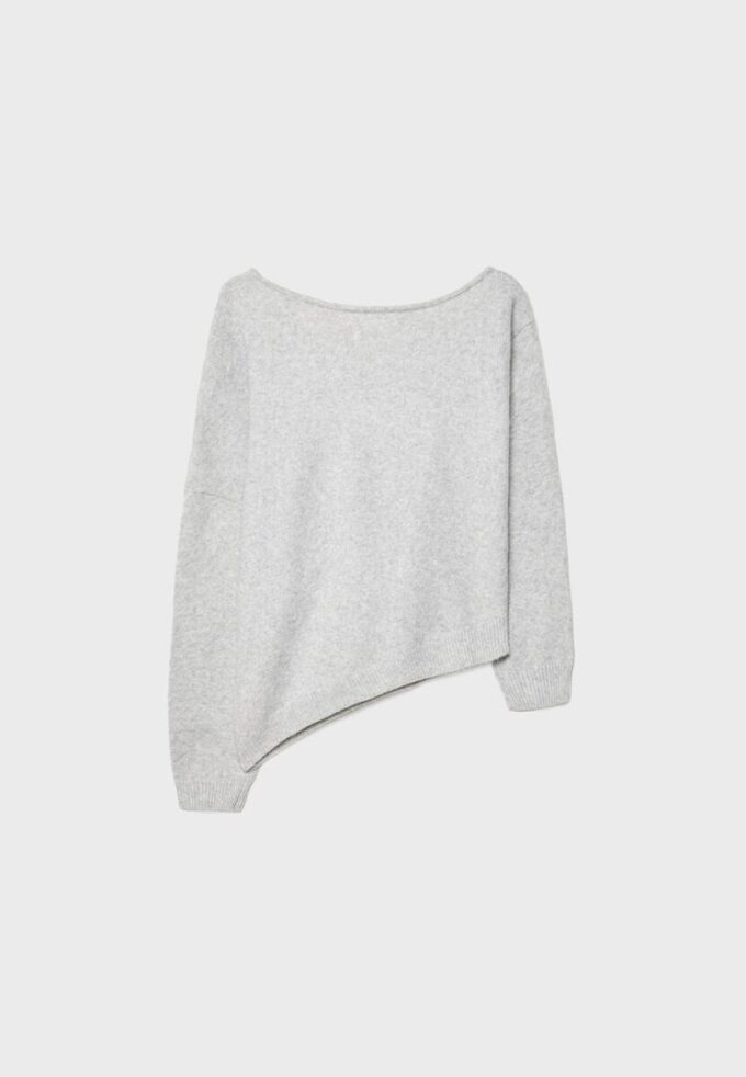 Asymetrický pletený svetr Asymetrický pletený svetr