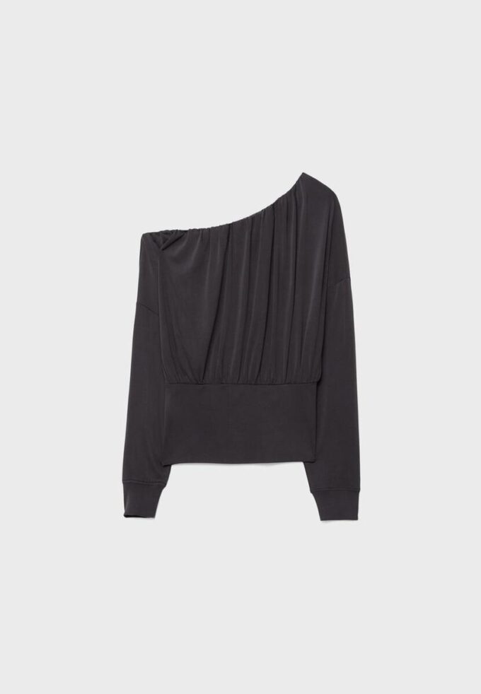 Asymetrické tričko Jemné na dotek