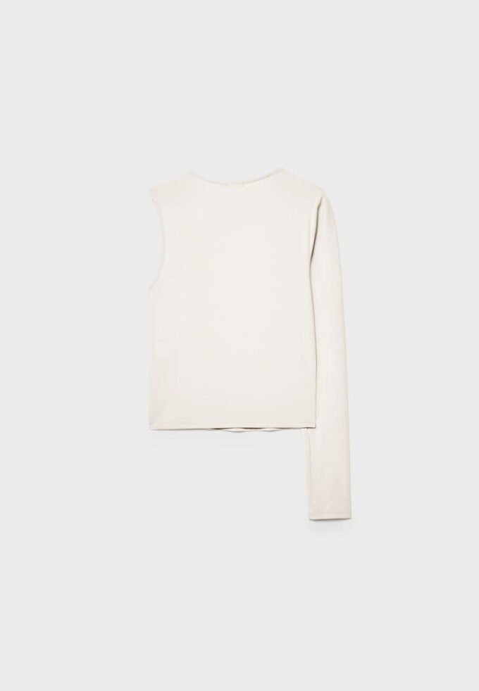 Asymetrické tričko s kovovou sponou