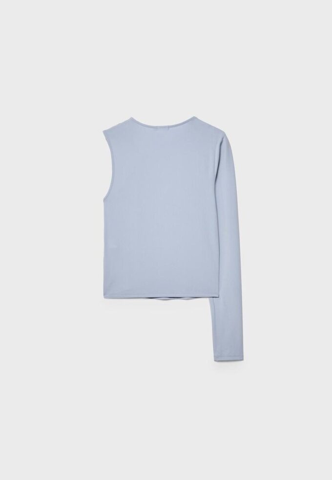 Asymetrické tričko s kovovou sponou Asymetrické tričko s kovovou sponou