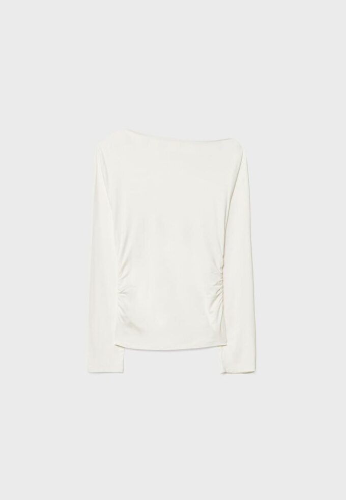 Asymetrické tričko s očky