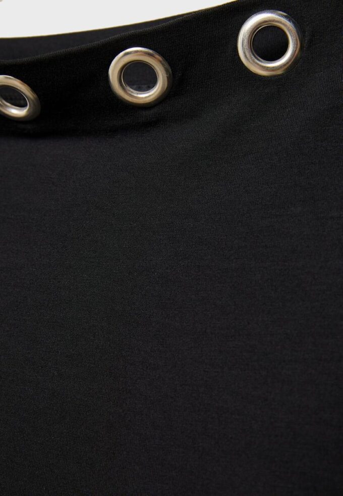 Asymetrické tričko s očky