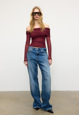 Asymetrické tylově tričko