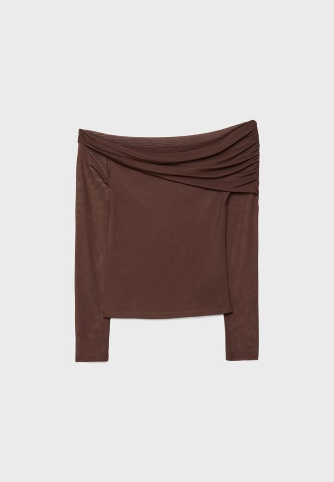 Asymetrické tylově tričko