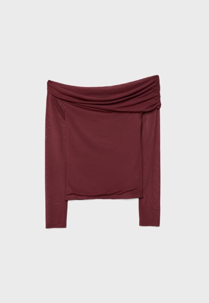 Asymetrické tylově tričko