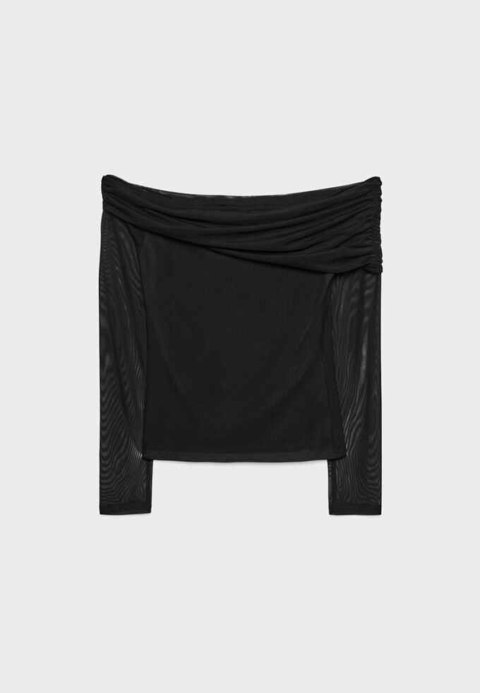 Asymetrické tylově tričko