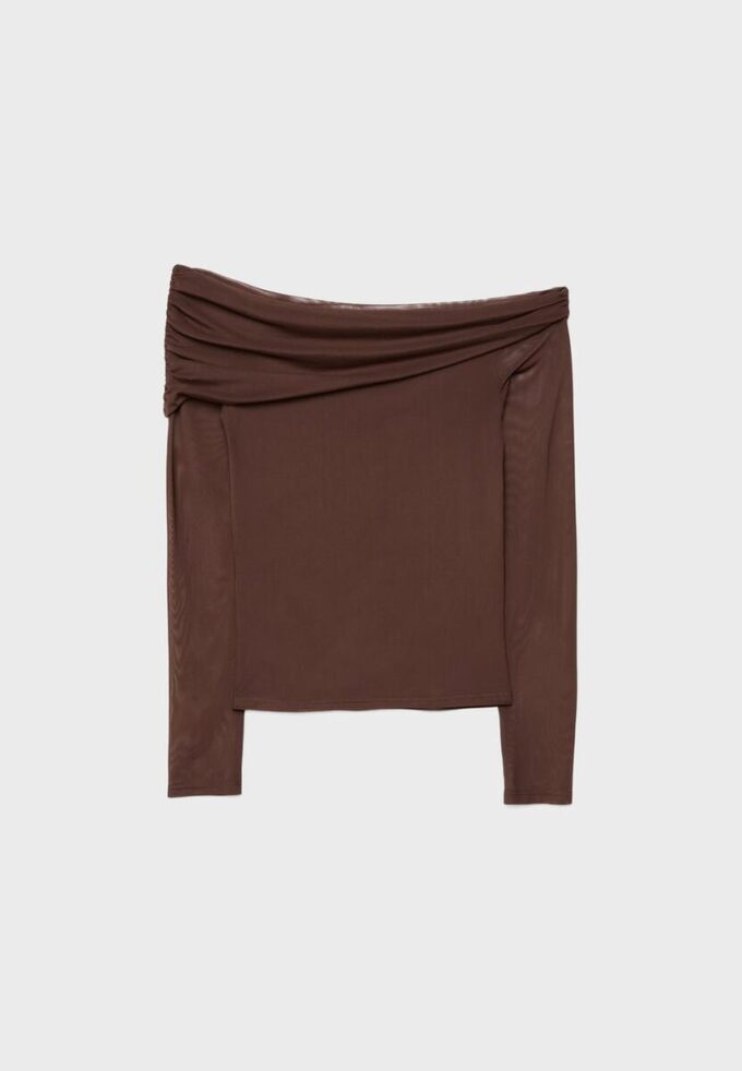 Asymetrické tylově tričko