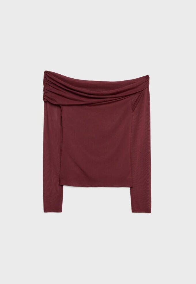 Asymetrické tylově tričko