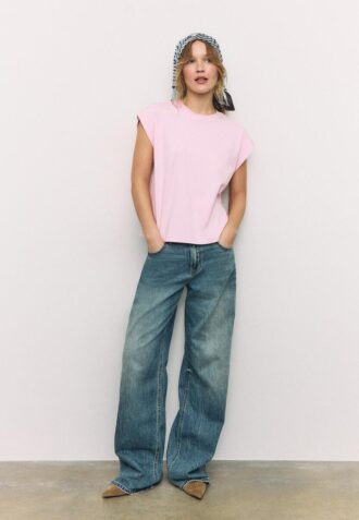 B06 Basic tričko s pokleslými rameny