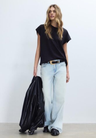 B06 Basic tričko s pokleslými rameny