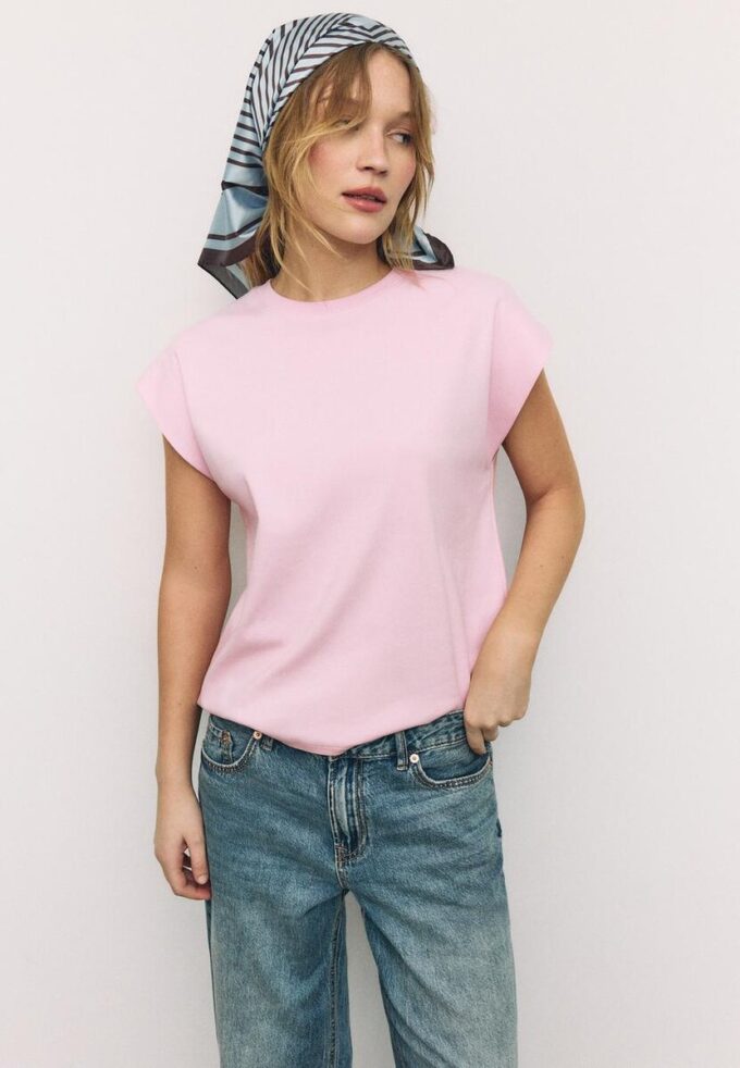 B06 Basic tričko s pokleslými rameny