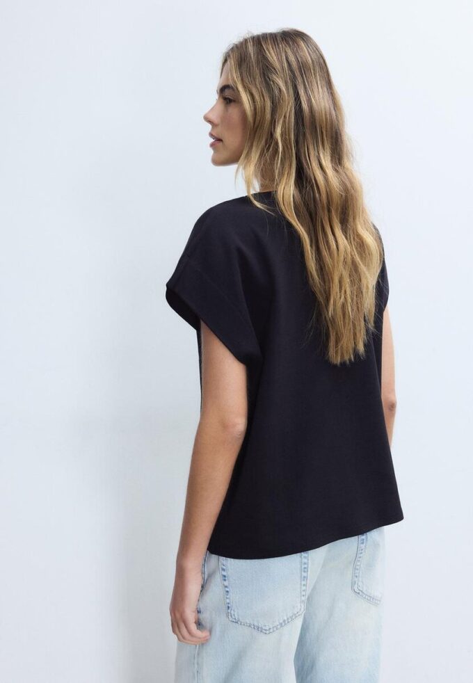 B06 Basic tričko s pokleslými rameny