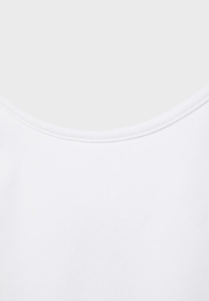 B07 Top s žebrovanými ramínky