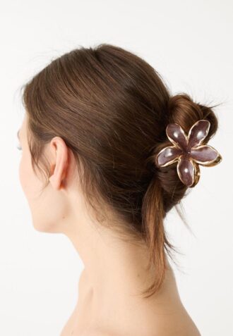 Balení 3 květinových sponek do vlasů