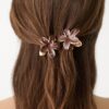 Balení 3 květinových sponek do vlasů