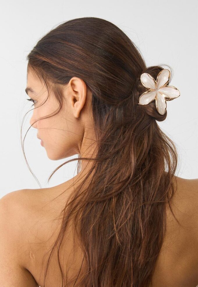 Balení 3 květinových sponek do vlasů