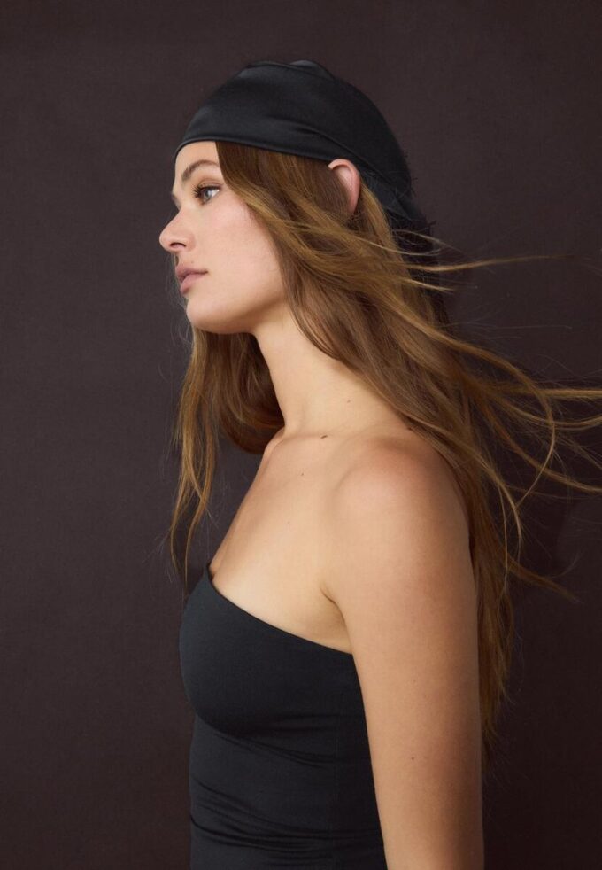 Bandeau top z polyamidu