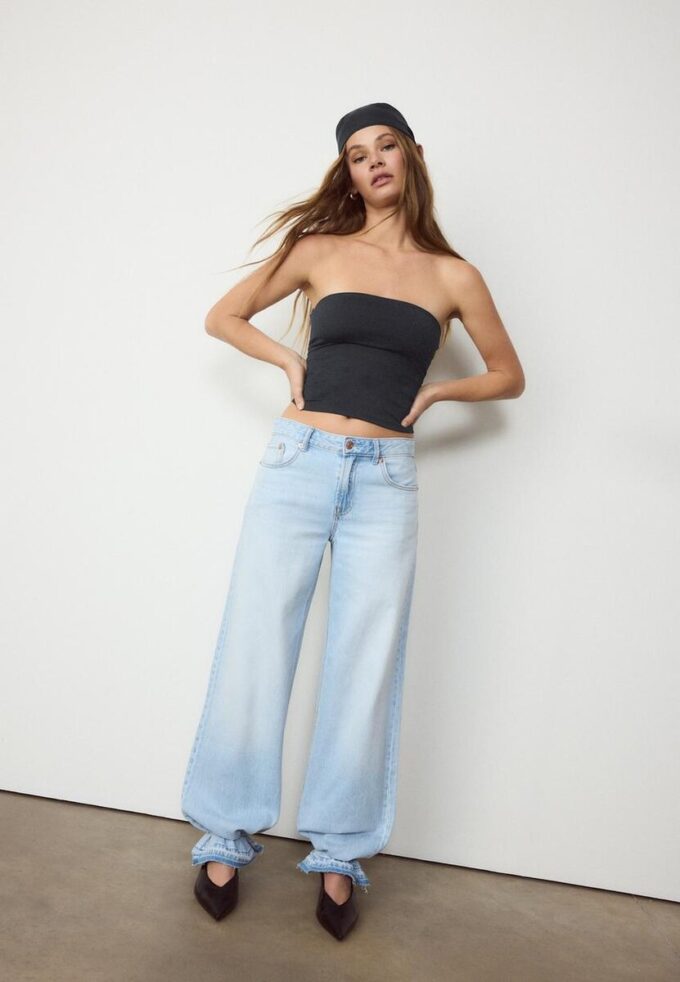 Bandeau top z polyamidu