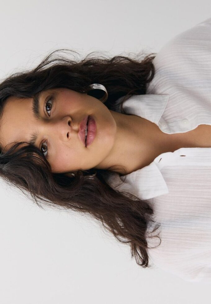 Basic košile z dvojitého materiálu