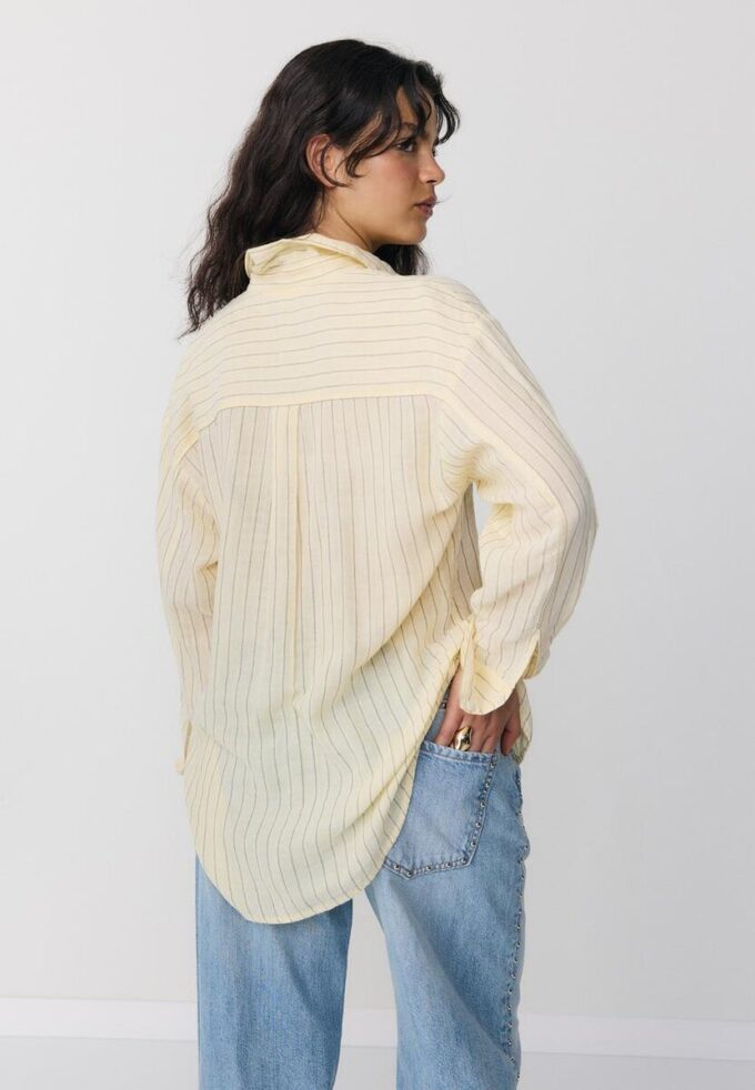 Basic košile z dvojitého materiálu