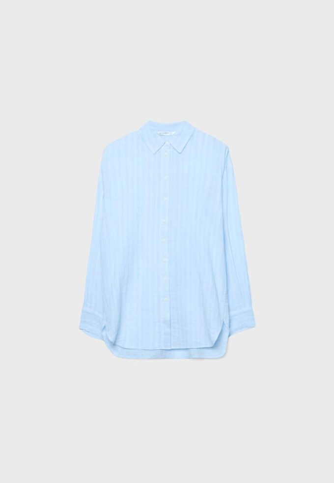 Basic košile z dvojitého materiálu