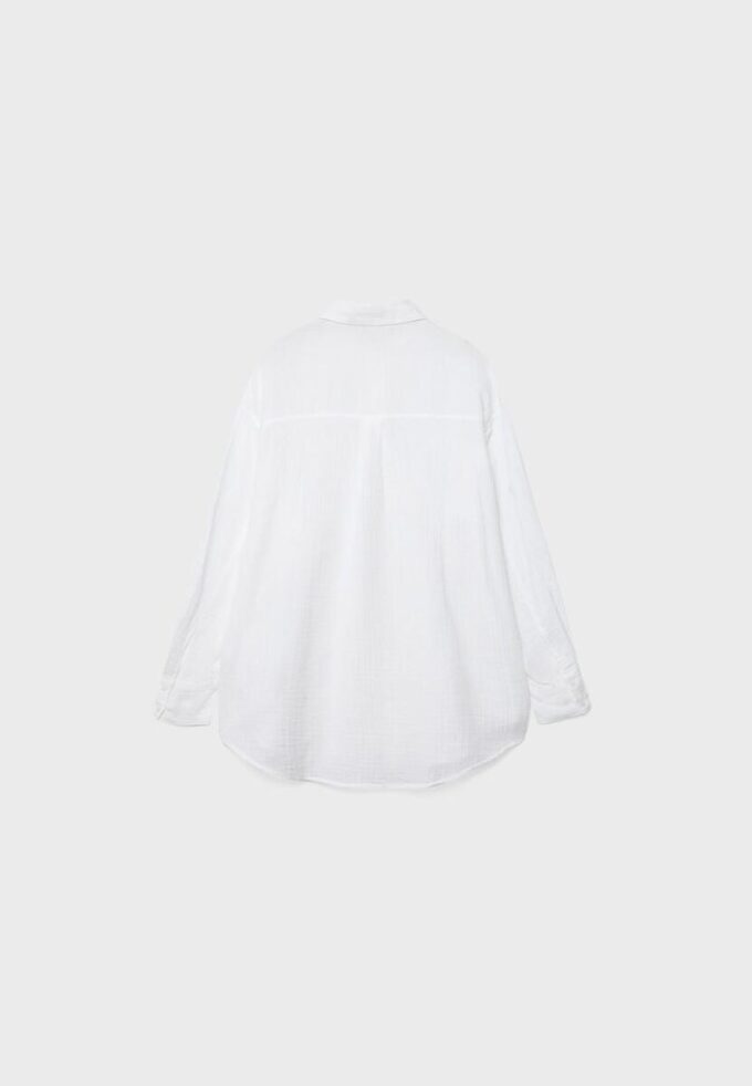 Basic košile z dvojitého materiálu