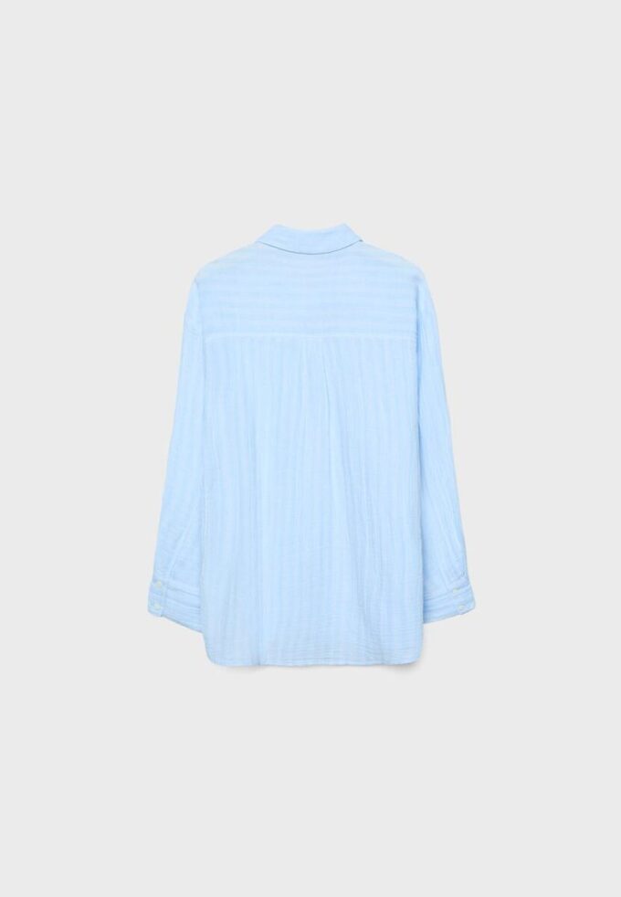 Basic košile z dvojitého materiálu