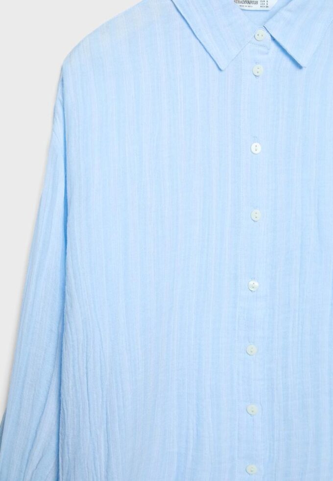 Basic košile z dvojitého materiálu