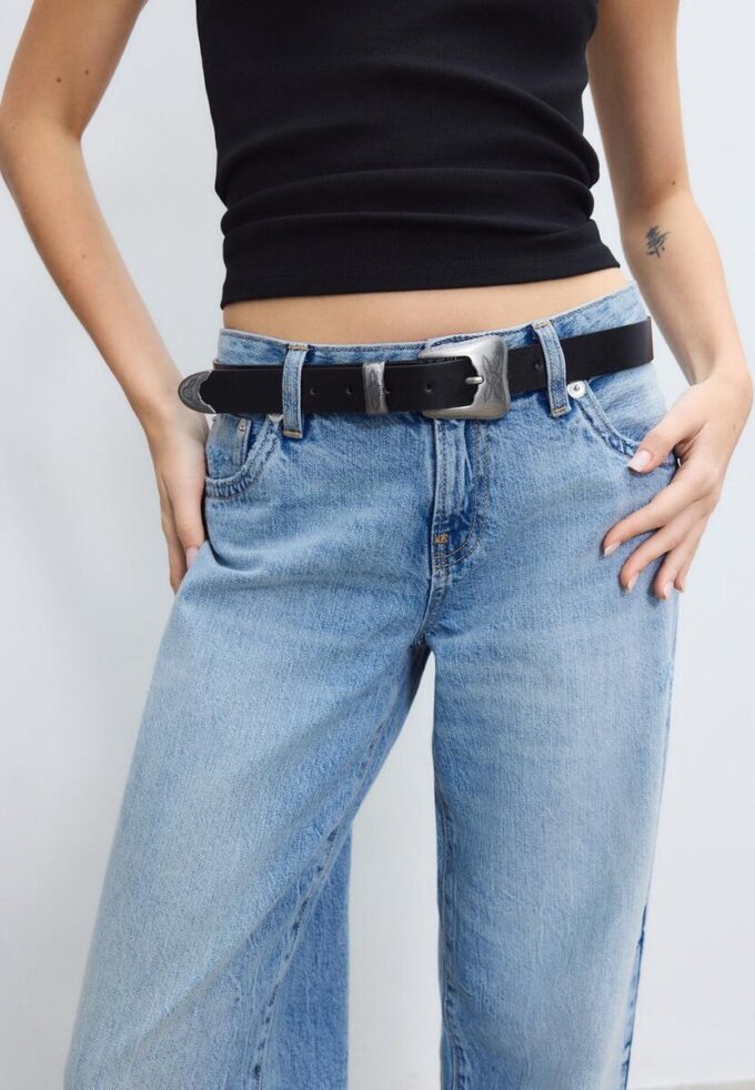 Basic kovbojský opasek s přezkou