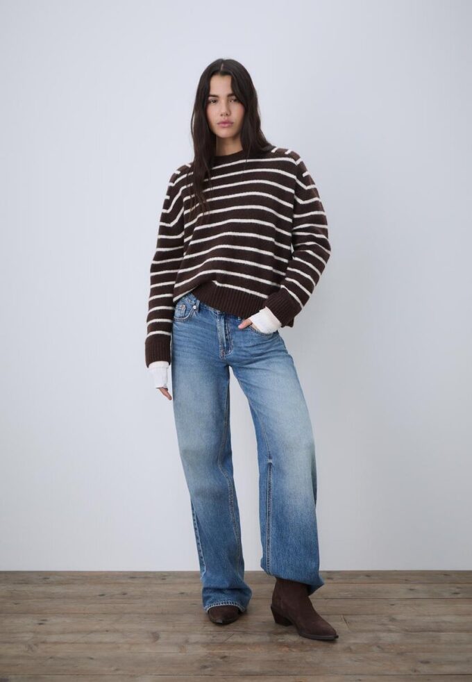 Basic měkký pletený svetr