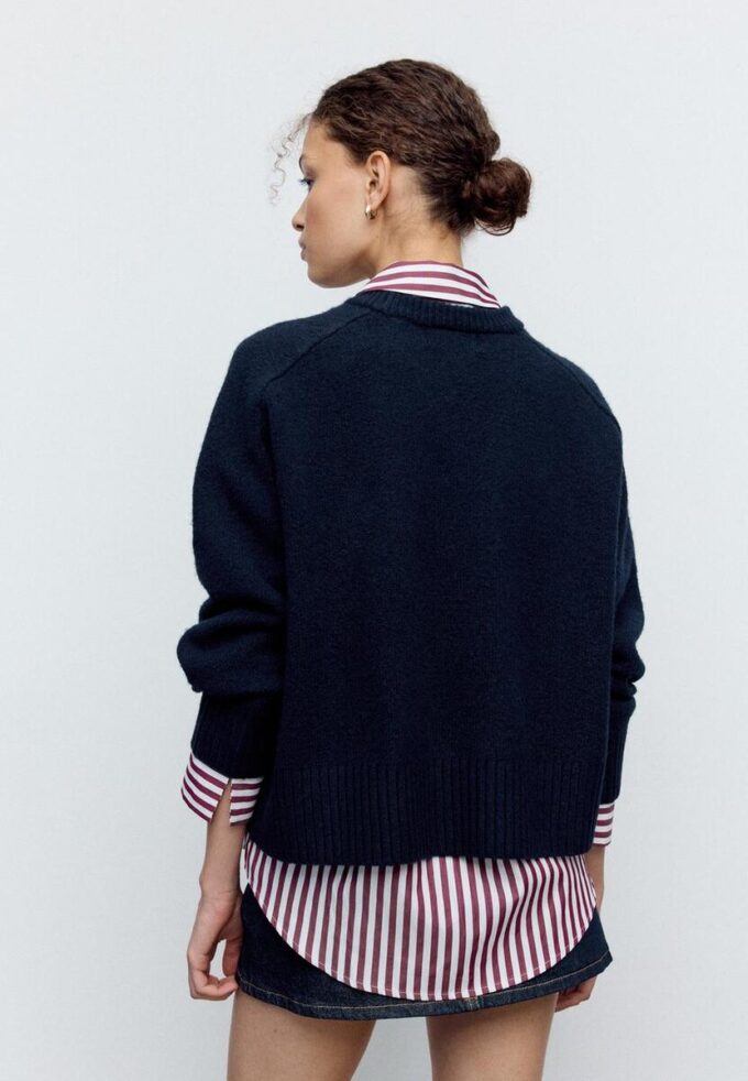 Basic měkký pletený svetr