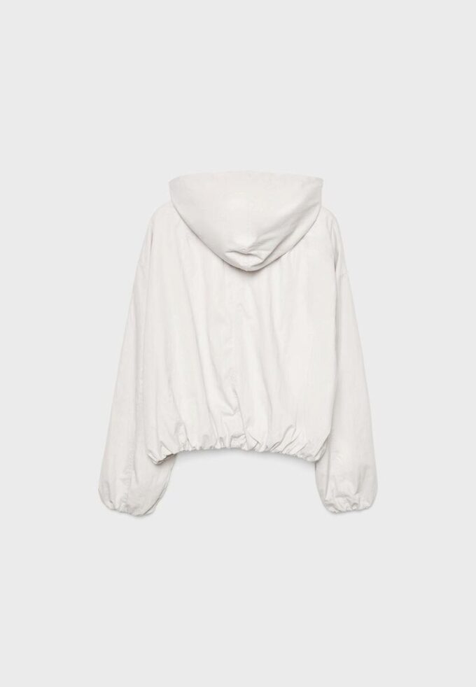 Basic nylonová bunda s kapucí