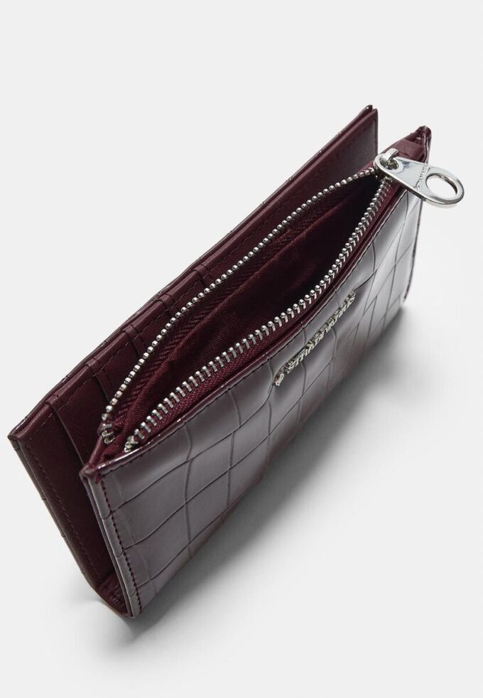 Basic peněženka s imitací krokodýlí kůže