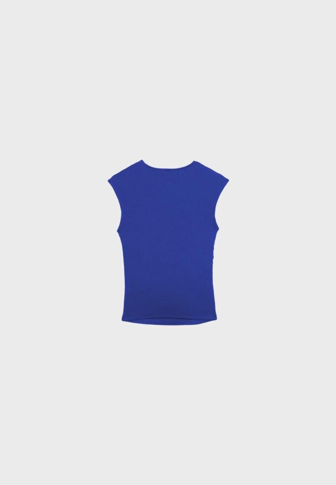 Basic přiléhavé tričko se řasením