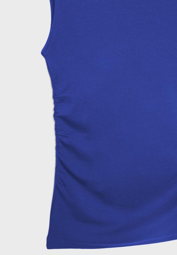 Basic přiléhavé tričko se řasením