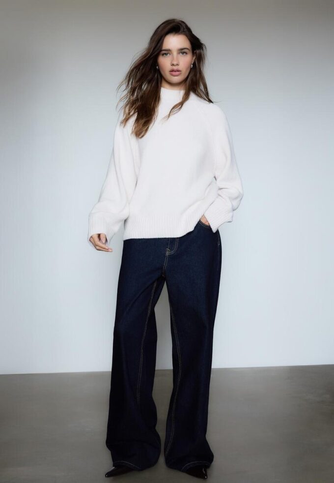 Basic pletený svetr