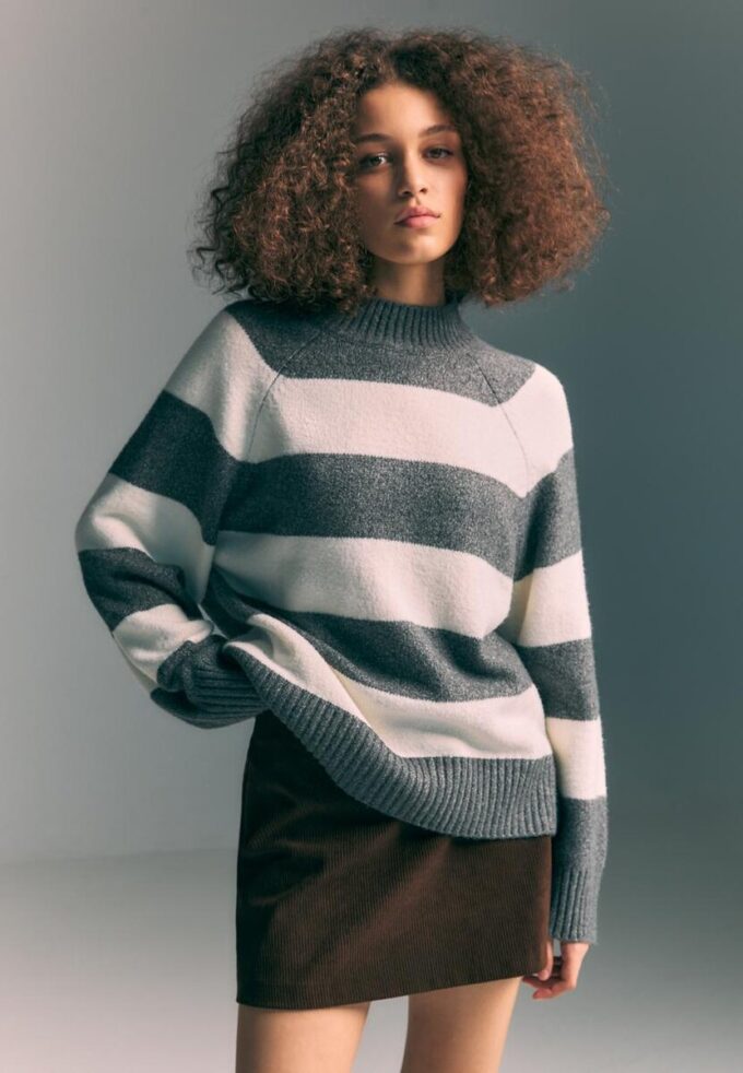 Basic pletený svetr