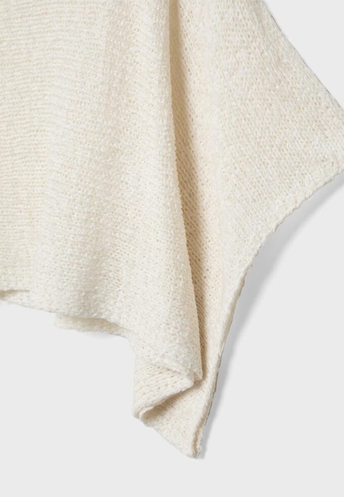 Basic pletený svetr s kapucí