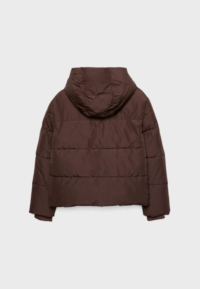 Basic péřová bunda s kapucí
