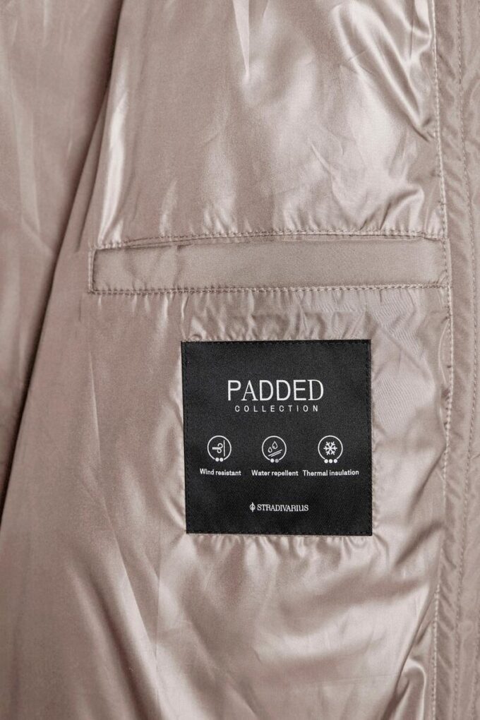 Basic péřová bunda s kapucí