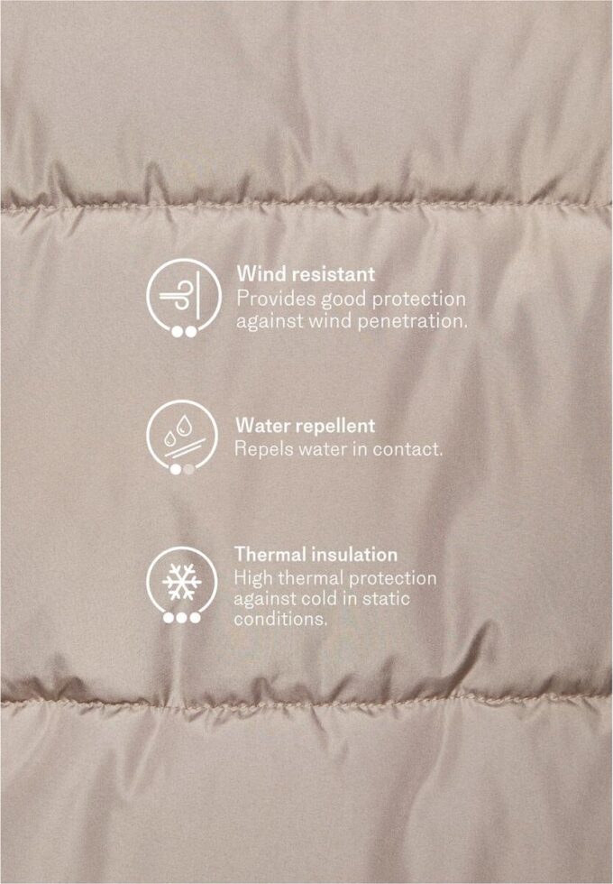 Basic péřová bunda s kapucí