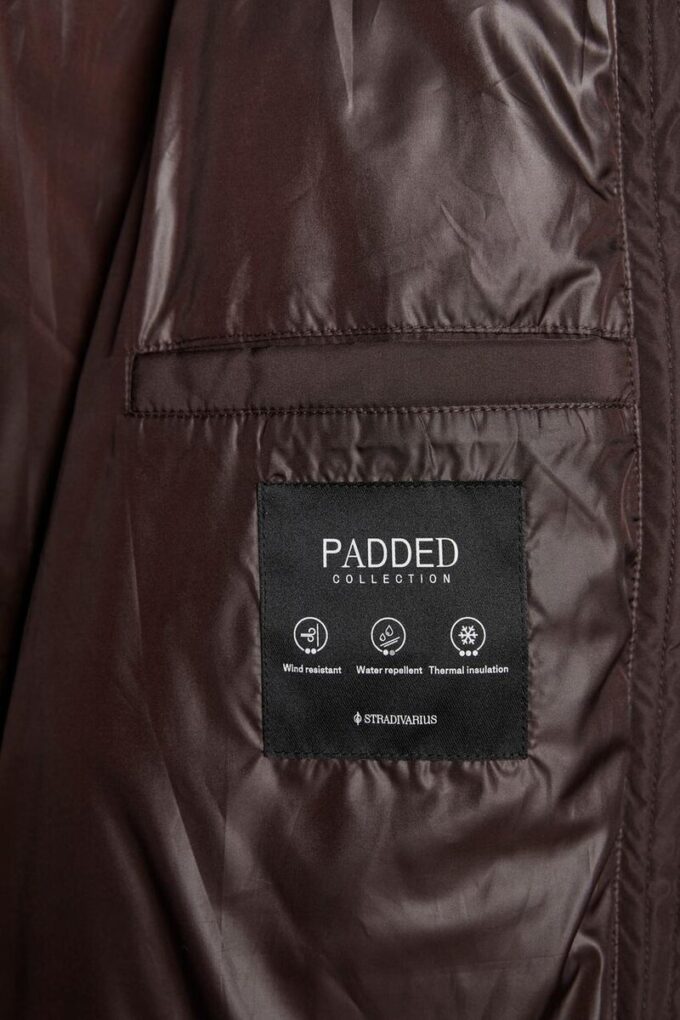 Basic péřová bunda s kapucí