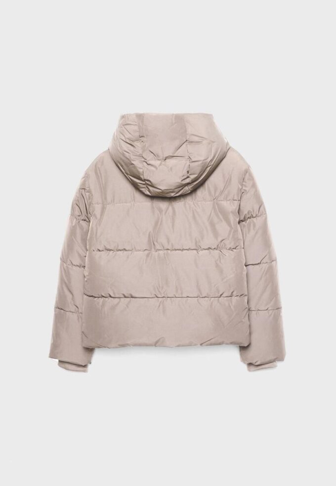 Basic péřová bunda s kapucí